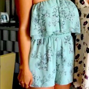 Charlotte Russe Romper Strapless